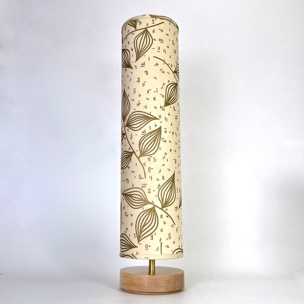 Vintage cream and gold leafy stems