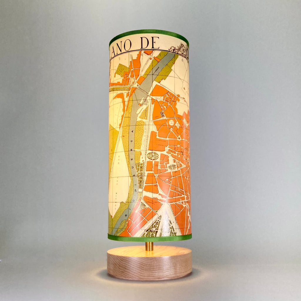 custom map lamp – whimsy home